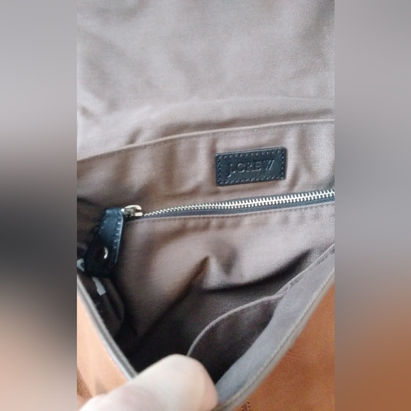 J. Crew Brown Leather Crossbody - Picture 4 of 11